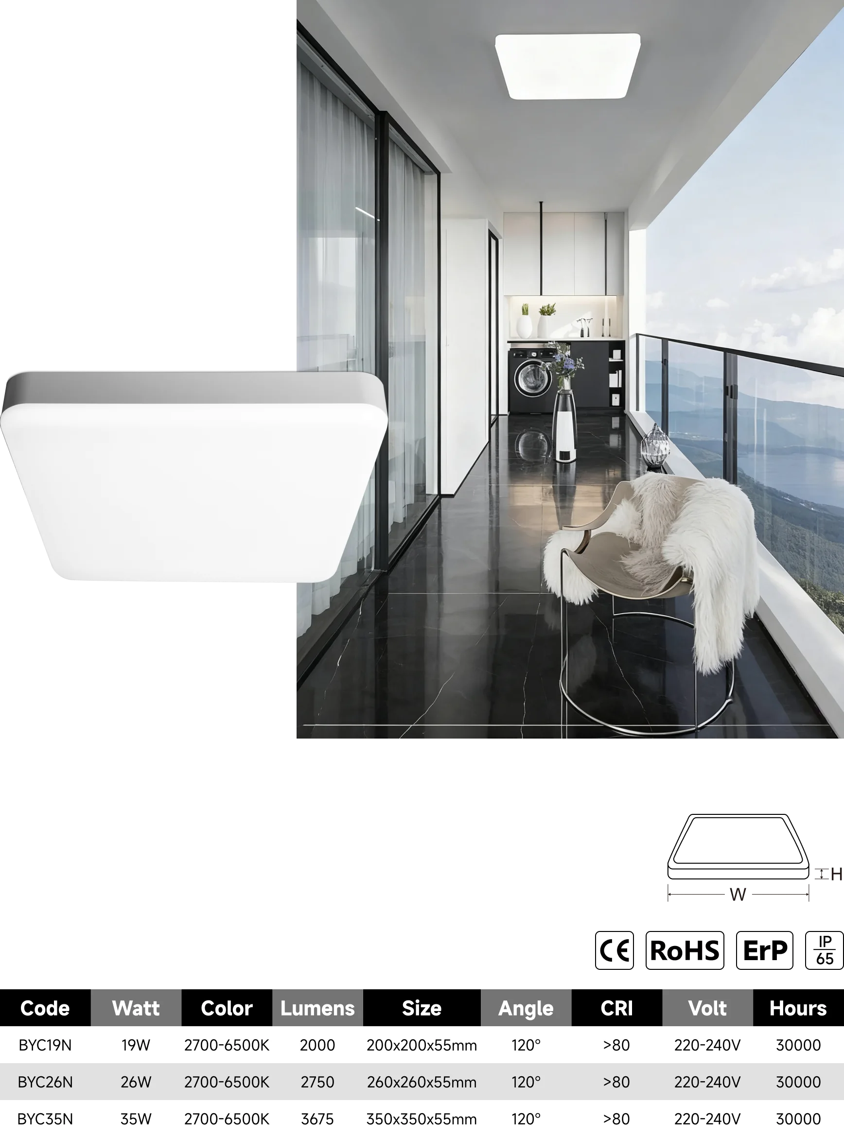 BYC-N bulkhead light catalogue
